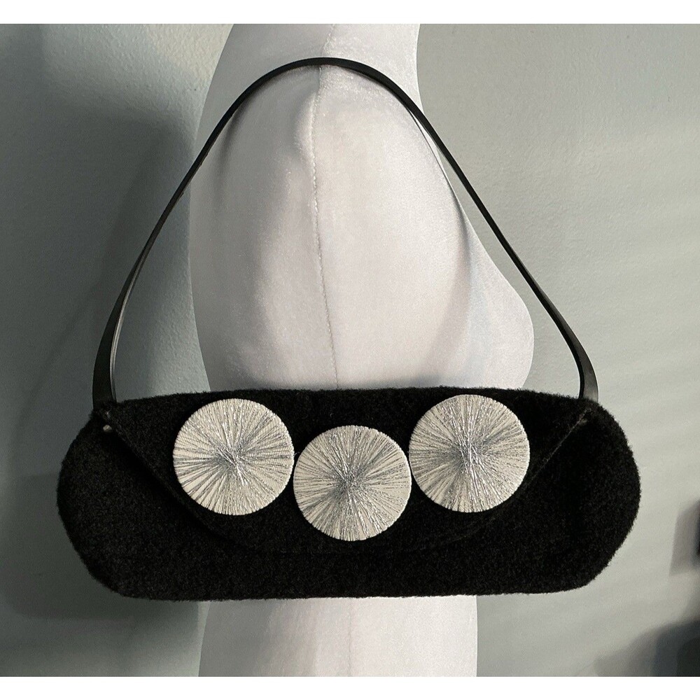 Vacide Erda Zimic Felt Purse Bag Hand Made In Peru